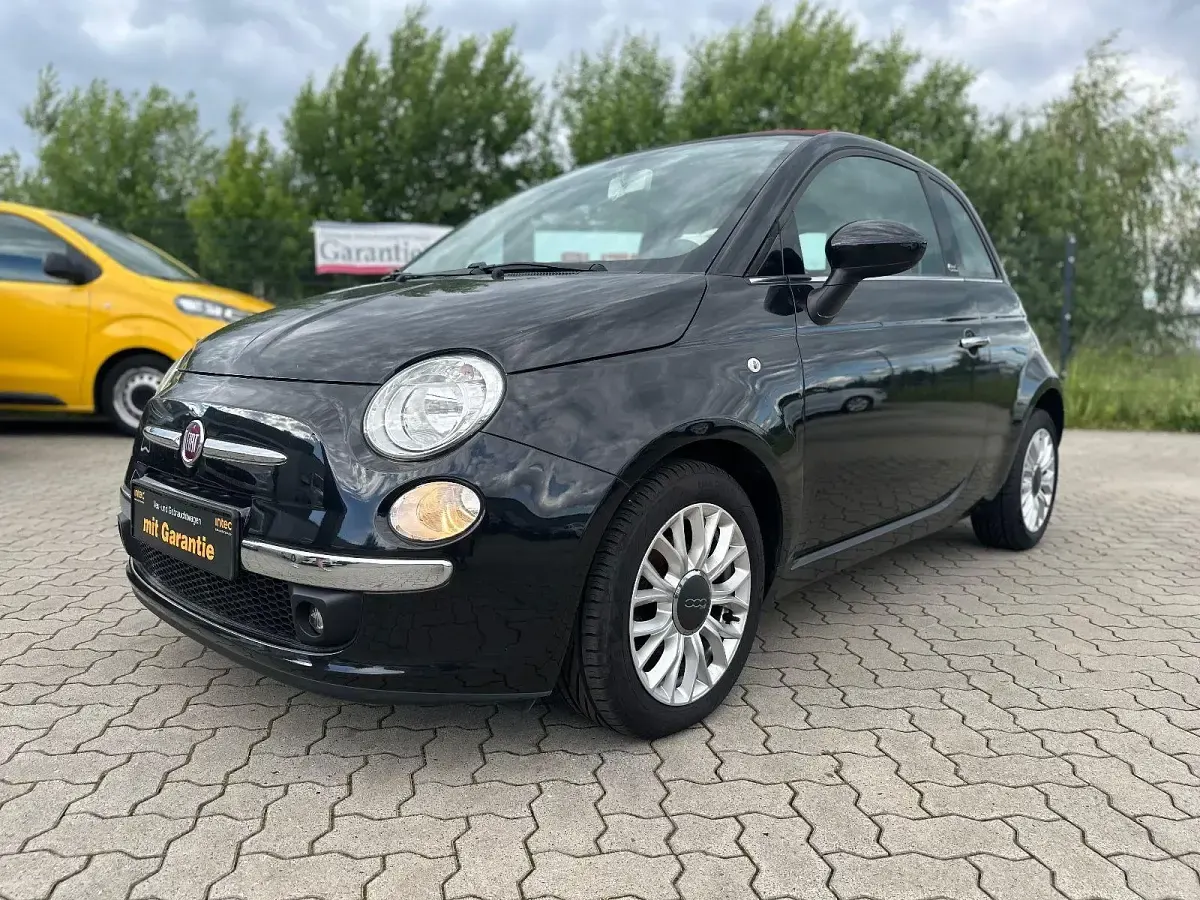 Gebraucht Fiat 500 Lounge 86 PS (63 kW) 2014 Schwarz Cabrio