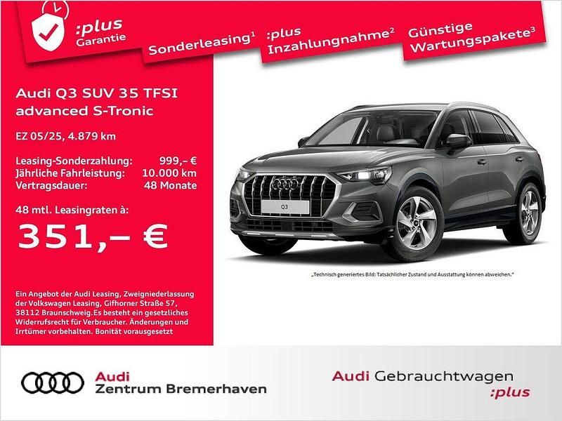 Gebraucht Audi Q3 Advanced Plus 150 PS (110 kW) 2025 Chronosgrau metallic SUV