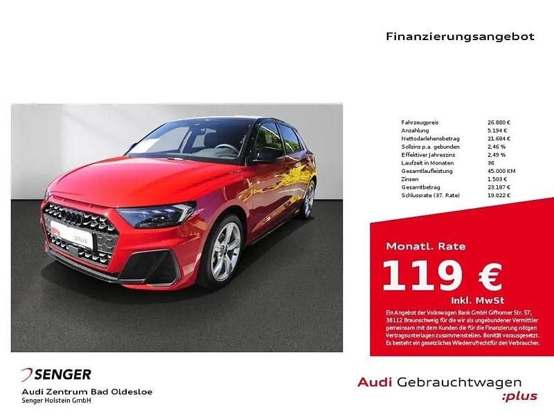 Gebraucht 2024 Audi A1 Sportback S-Line Kleinwagen | 26.880 € (Fairer Preis) - Bild 1/1