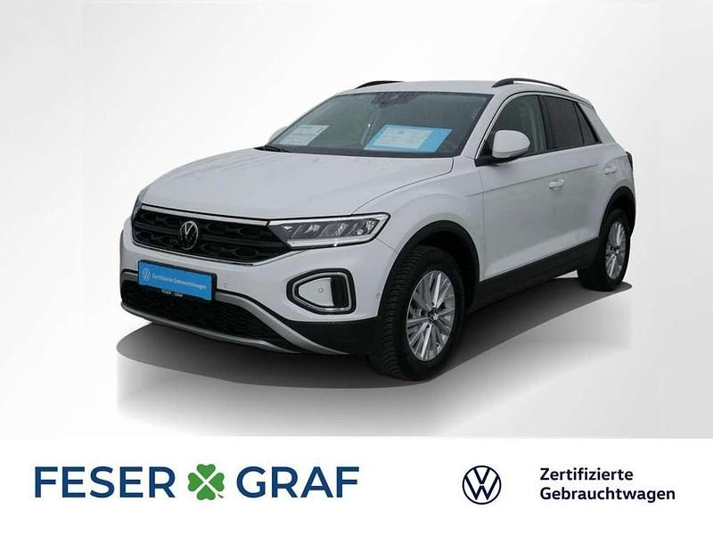 Pure white Gebraucht 2025 VW T-Roc Life SUV | 21.340 € (Superpreis) - Bild 1/1