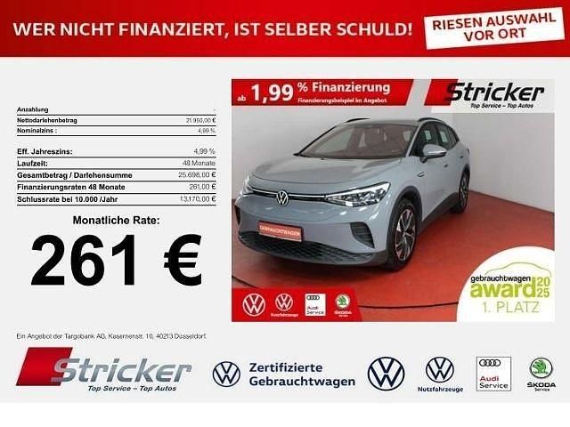 Mondsteingrau Gebraucht 2022 VW ID.4 Pure SUV | 21.950 € (Guter Preis) - Bild 1/4
