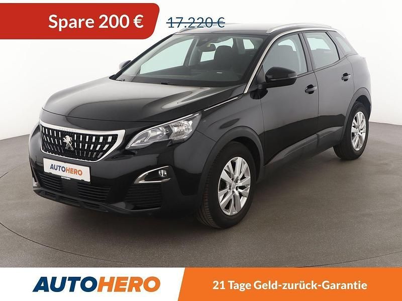 Schwarz Gebraucht 2019 Peugeot 3008 Active SUV | 16.640 € (Fairer Preis) - Bild 1/3
