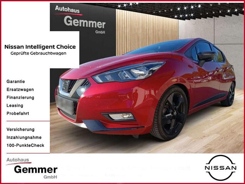 Red (metallic) Gebraucht 2019 Nissan Micra Limousine | 16.490 € (Teuer) - Bild 1/4