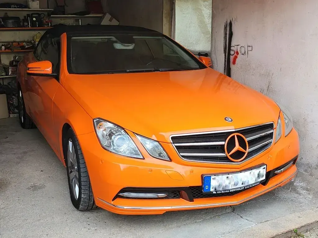Gebraucht Mercedes E200 Avantgarde 184 PS (135 kW) 2012 Orange Cabrio