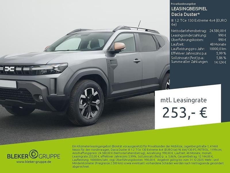 Dolomitgrau Neu 2025 Dacia Duster Extreme SUV | 24.580 € - Bild 1/3