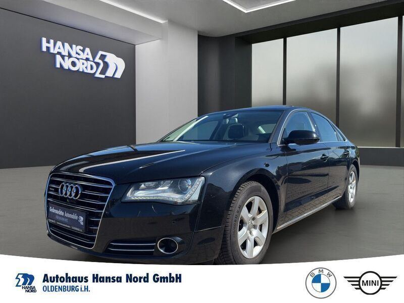 Schwarz / phantomschwarz (metallic) Gebraucht 2013 Audi A8 Sport Limousine | 14.666 € (Superpreis) - Bild 1/4