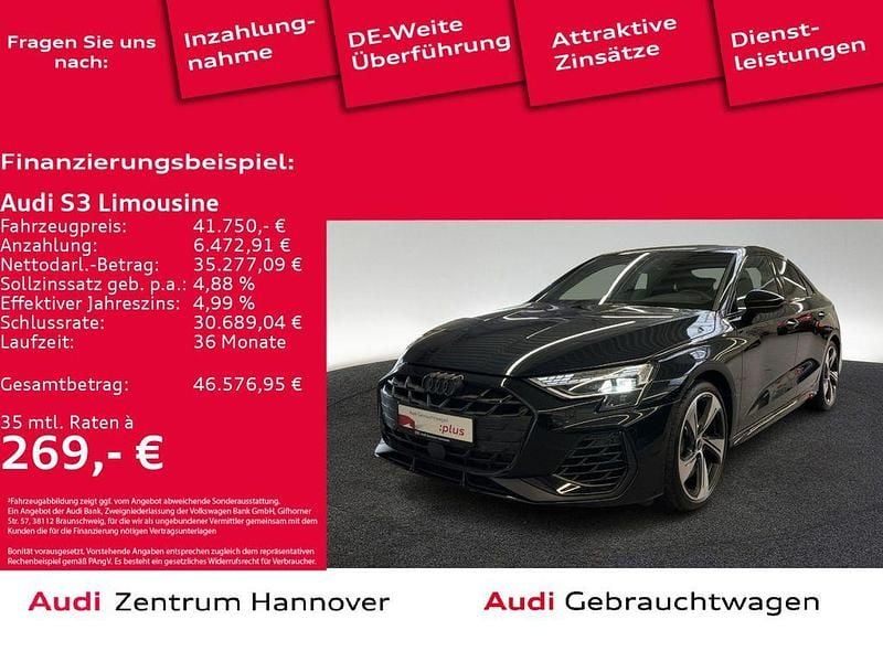 Gebraucht Audi S3 Ambiente 333 PS (244 kW) 2024 0e mythosschwarz metallic (metallic) Limousine