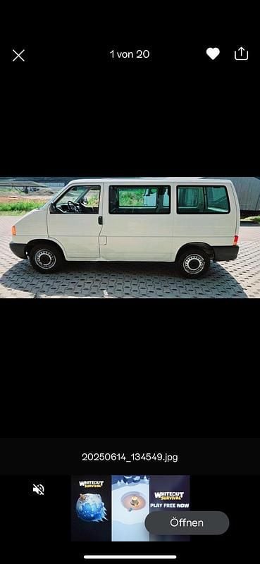 Używany VW Transporter 102 KM (75 kW) 2002 Biały Van