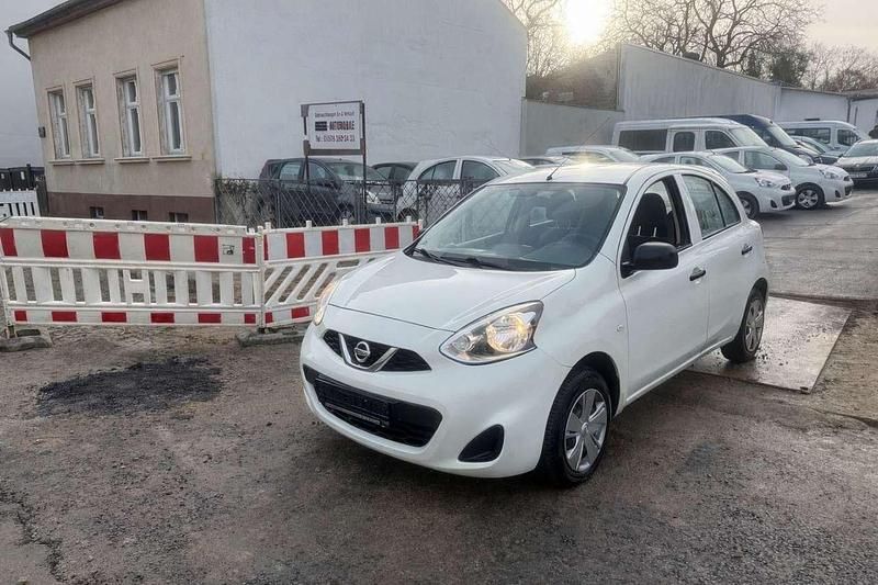 White pearl (m) Gebraucht 2015 Nissan Micra Visia Kleinwagen | 3.800 € (Fairer Preis) - Bild 1/4