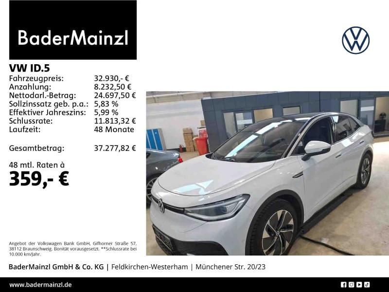 Weiß Gebraucht 2023 VW ID.5 Pro SUV | 32.930 € (Fairer Preis) - Bild 1/3