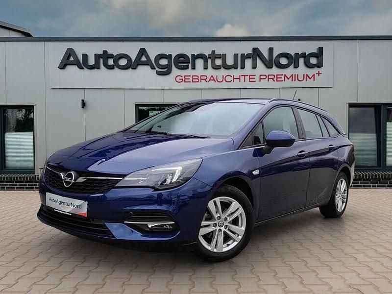 Blau Gebraucht 2021 Opel Astra Business Kombi | 15.650 € (Guter Preis) - Bild 1/4