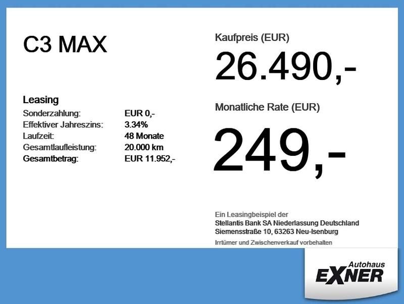 Neu Citroën C3 110 PS (80 kW) 2026 Mercure grau Kleinwagen