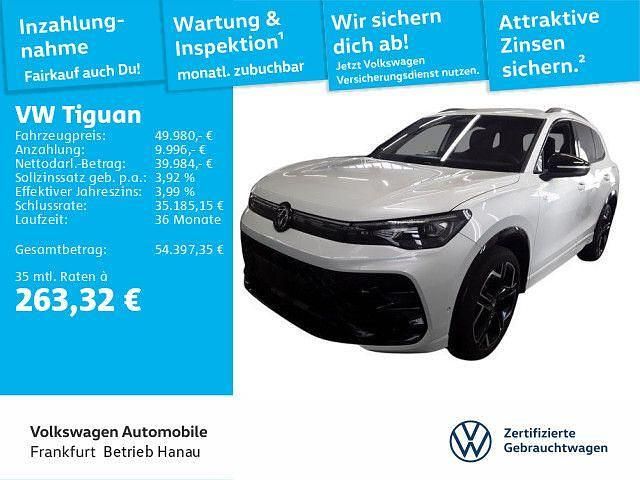 Oryxweiß perlmutteffekt Gebraucht 2025 VW Tiguan R-line SUV | 49.980 € (Etwas zu teuer) - Bild 1/4