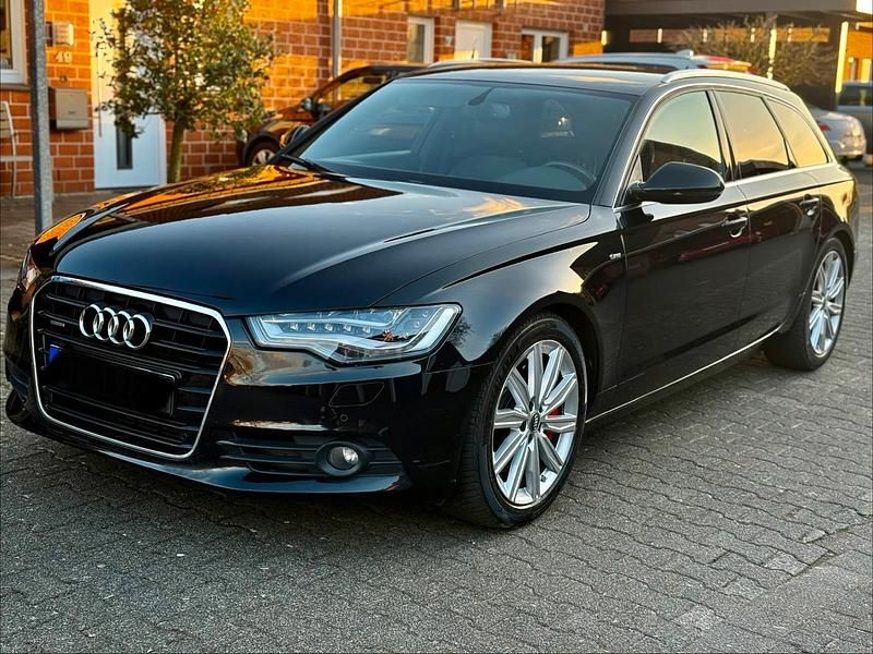 Schwarz Gebraucht 2013 Audi A6 S-Line Kombi | 19.990 € - Bild 1/4