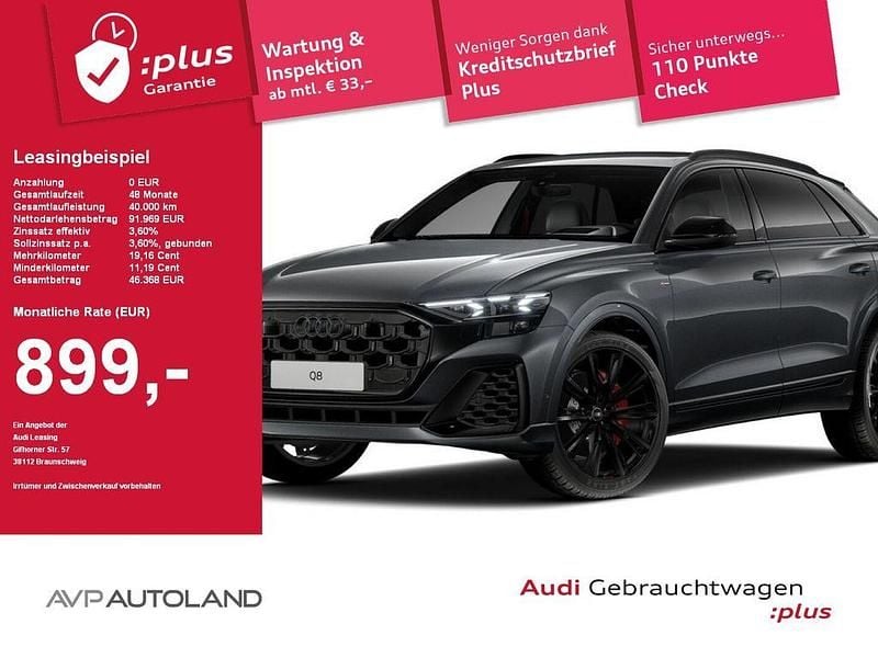 Daytonagrau perleffekt Gebraucht 2024 Audi Q8 S-Line SUV | 88.880 € (Teuer) - Bild 1/4