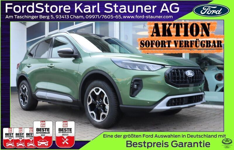 Green metallic Neu 2025 Ford Kuga Active X SUV | 38.680 € (Superpreis) - Bild 1/4