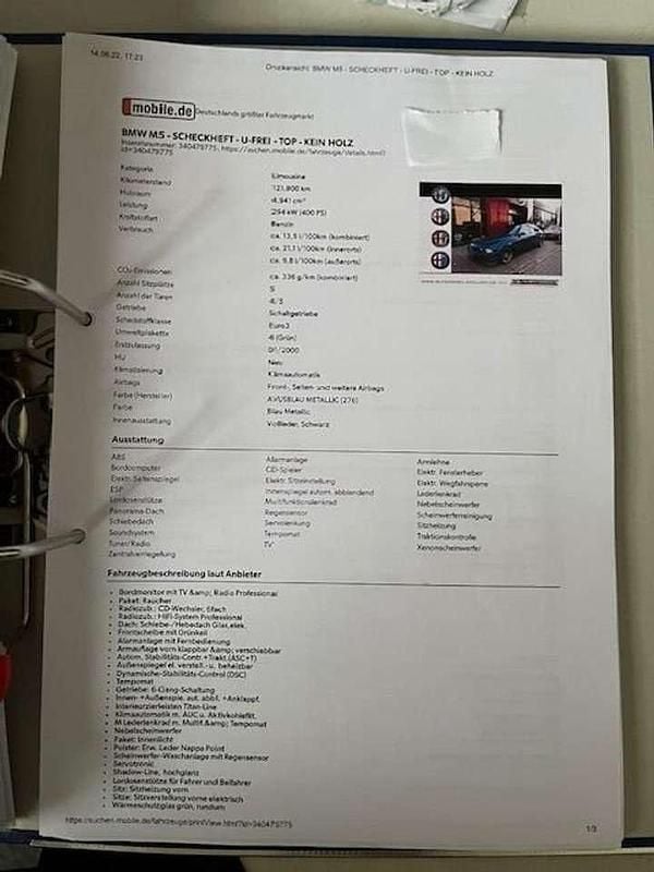 Gebraucht BMW M5 400 PS (294 kW) 2000 Blau Limousine