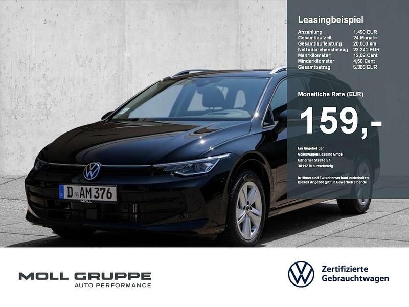 Grenadillschwarz metallic Gebraucht 2025 VW Golf VIII Life Kombi | 26.700 € (Guter Preis) - Bild 1/4