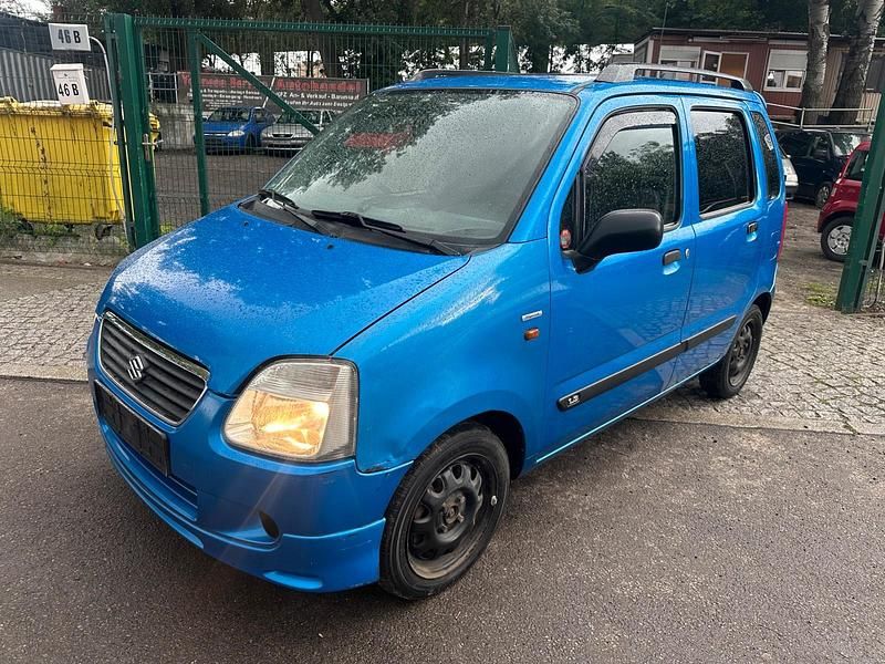 Blau Gebraucht 2002 Suzuki Wagon R Kleinwagen | 650 € - Bild 1/4