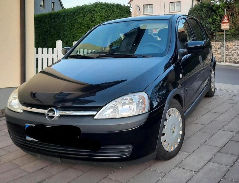 Schwarz Gebraucht 2002 Opel Corsa Kleinwagen | 250 € (Superpreis) - Bild 1/3