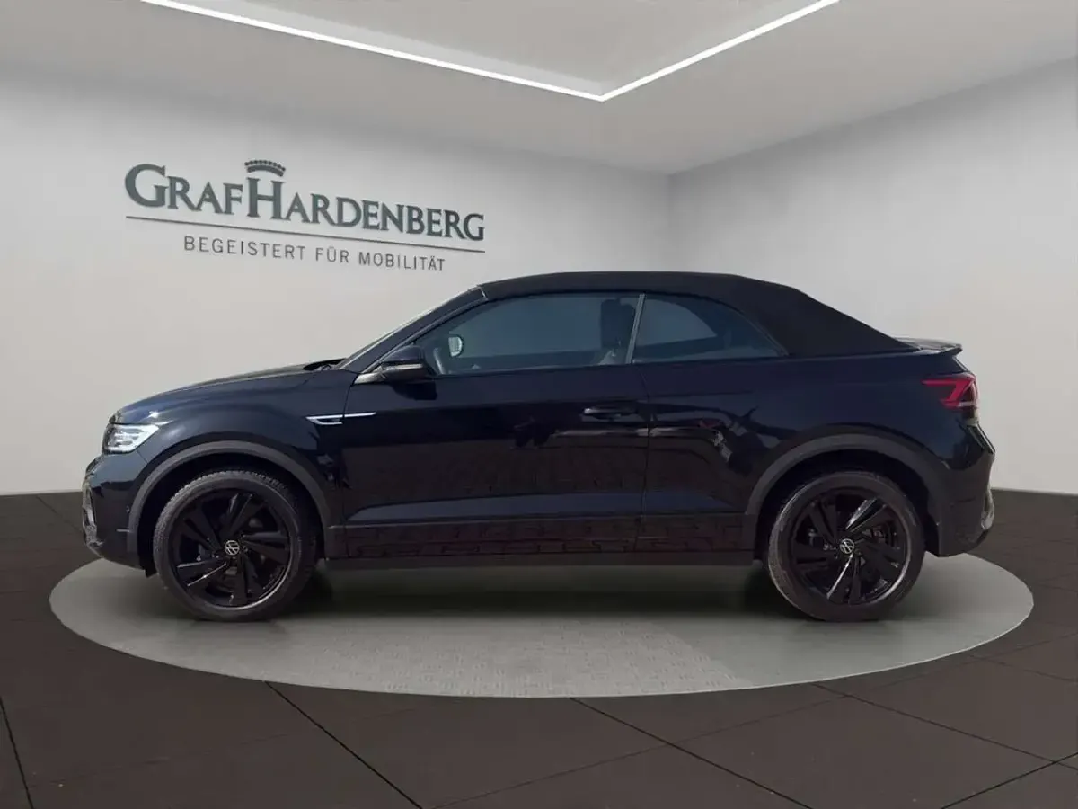Gebraucht VW T-Roc Cabriolet Style 150 PS (110 kW) 2024 Schwarz Cabrio