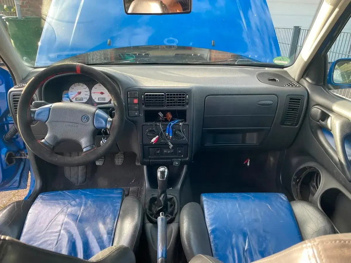 Gebraucht VW Polo Conceptline 75 PS (55 kW) 1996 Blau Kleinwagen