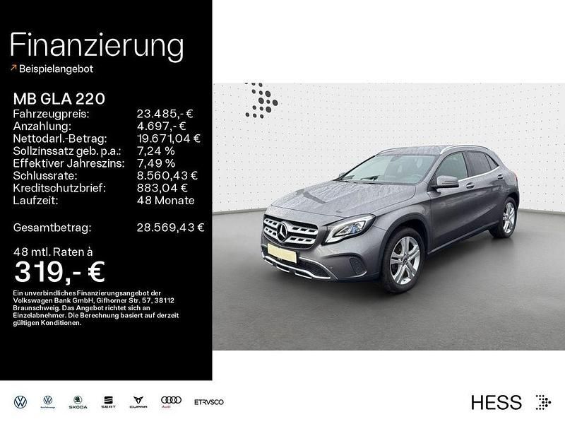 Grau Gebraucht 2019 Mercedes GLA220 SUV | 23.485 € (Guter Preis) - Bild 1/4