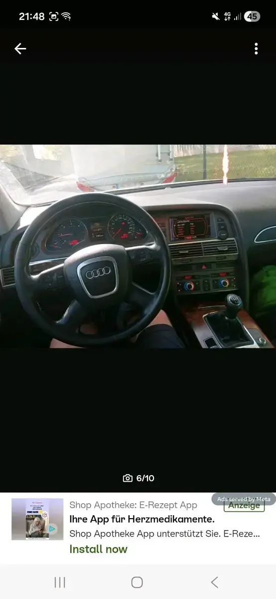 Second-hand Audi A6 170 CP (125 kW) 2005 Argintiu Break