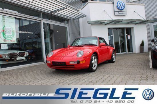Indischrot Gebraucht 1995 Porsche 911 Carrera Cabriolet Cabrio | 69.911 € - Bild 1/4