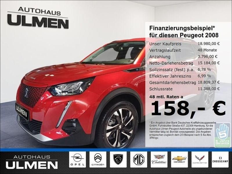 Rot Gebraucht 2021 Peugeot e-2008 Allure SUV | 18.980 € (Etwas zu teuer) - Bild 1/4