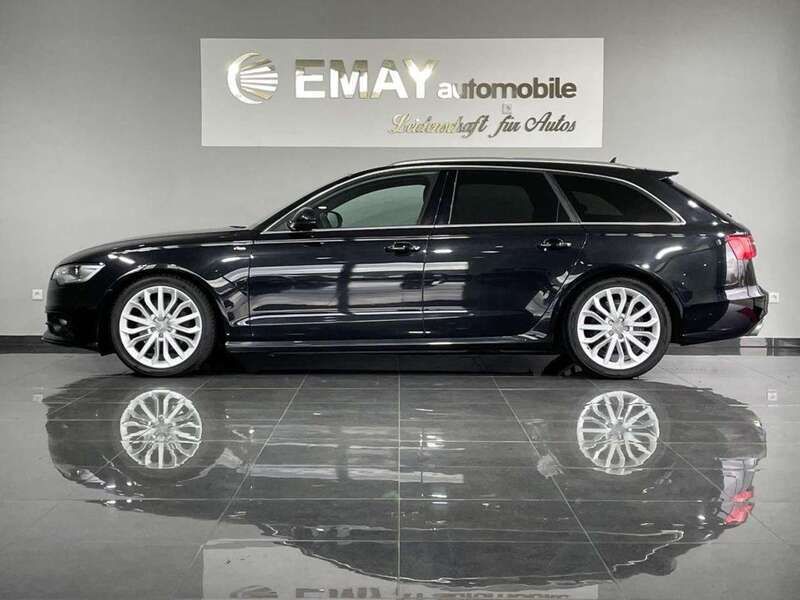 Schwarz (phantomschwarz perleffekt) Gebraucht 2014 Audi A6 S-Line Kombi | 19.498 € (Teuer) - Bild 1/3