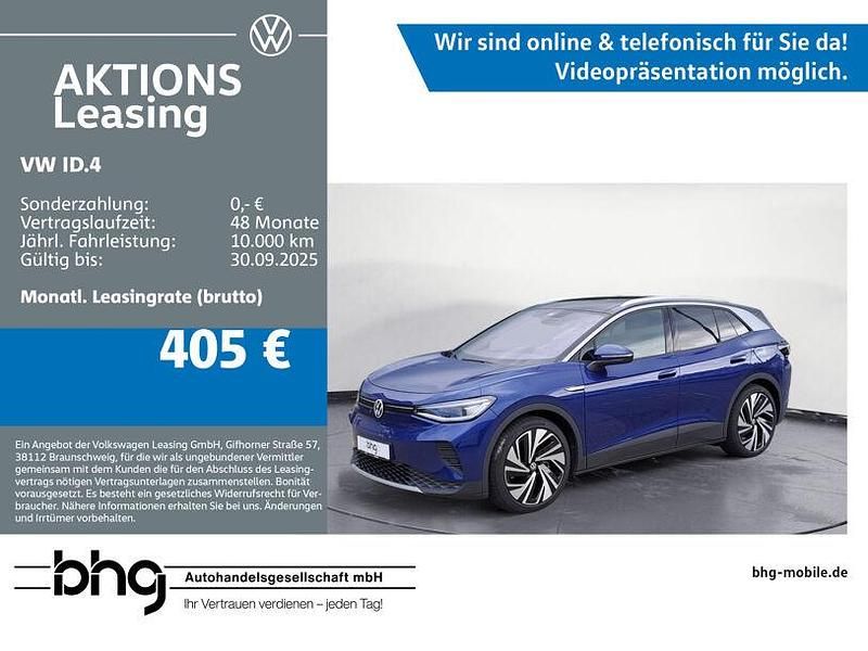 Blue dusk metallic/schwarz Gebraucht 2023 VW ID.4 Pro SUV | 35.820 € (Fairer Preis) - Bild 1/4
