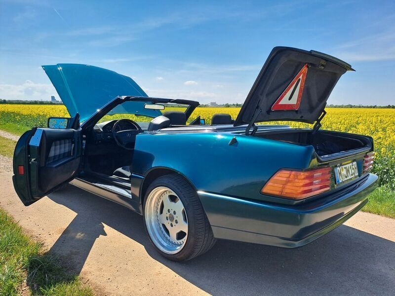Grün Gebraucht 1994 Mercedes SL320 Cabrio | 19.999 € - Bild 1/4
