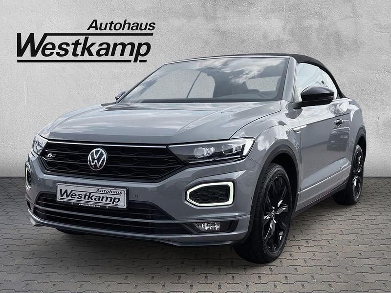 Mondsteingrau Gebraucht 2021 VW T-Roc Cabriolet R-line Edition Cabrio | 27.830 € (Fairer Preis) - Bild 1/4