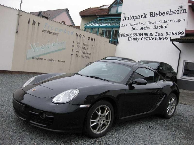 Gebraucht Porsche Cayman 245 PS (180 kW) 2008 Basaltschwarzmetallic Coupé