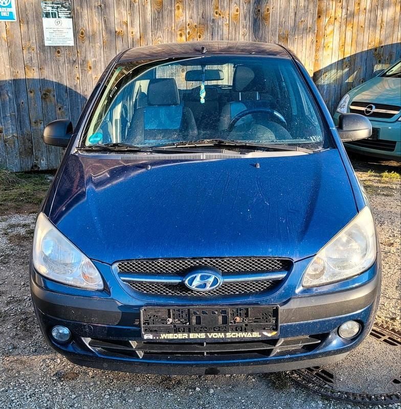 Blau Gebraucht 2007 Hyundai Getz Kleinwagen | 799 € (Guter Preis) - Bild 1/4