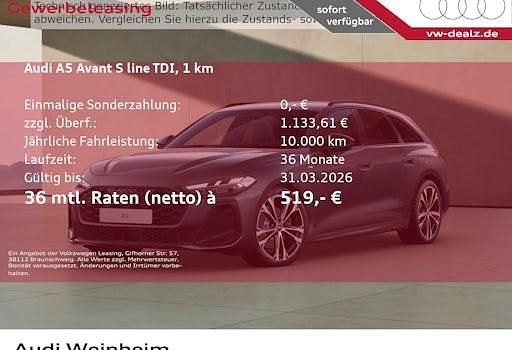 Neu Audi A5 Ambiente 204 PS (150 kW) 2026 Grau Kombi