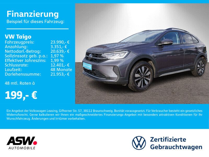 Rauchgrau metallic Gebraucht 2024 VW Taigo Move SUV | 23.990 € (Fairer Preis) - Bild 1/4