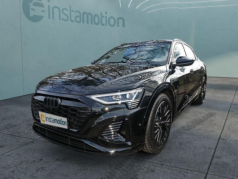 Schwarz Gebraucht 2024 Audi Q8 e-tron S-Line SUV | 92.299 € - Bild 1/4
