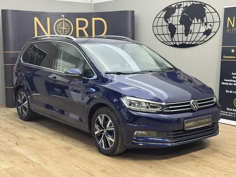 Usata VW Touran Highline 150 CV (110 kW) 2021 Blu Monovolume