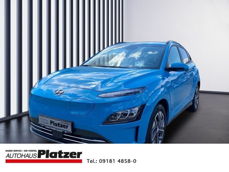 Blau Gebraucht 2021 Hyundai Kona Trend SUV | 29.980 € - Bild 1/4