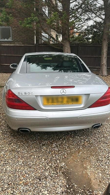 Silber Gebraucht 2002 Mercedes SL500 Cabrio | 10.500 € - Bild 1/4
