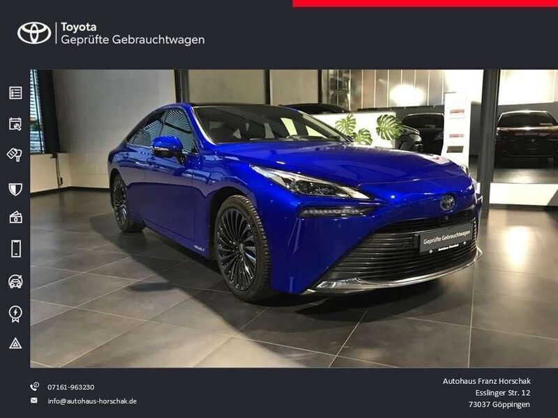 Force blue Gebraucht 2021 Toyota Mirai Advance Limousine | 19.890 € - Bild 1/4