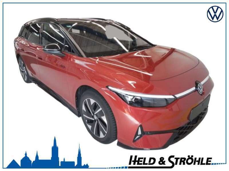 Kings red metallic / dach schw Gebraucht 2024 VW ID.7 GTX Limousine | 56.410 € (Teuer) - Bild 1/3