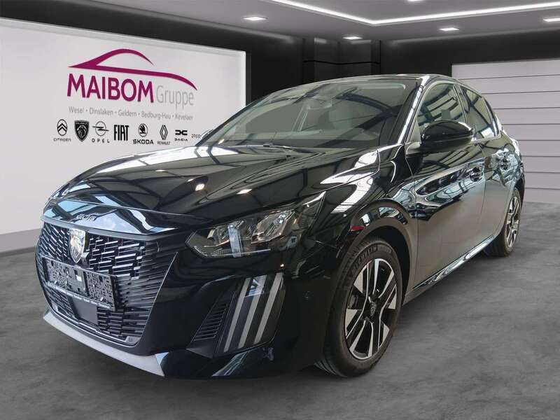 Lackierung schwarz perla nera/ Gebraucht 2024 Peugeot 208 Allure Kleinwagen | 19.980 € (Fairer Preis) - Bild 1/4