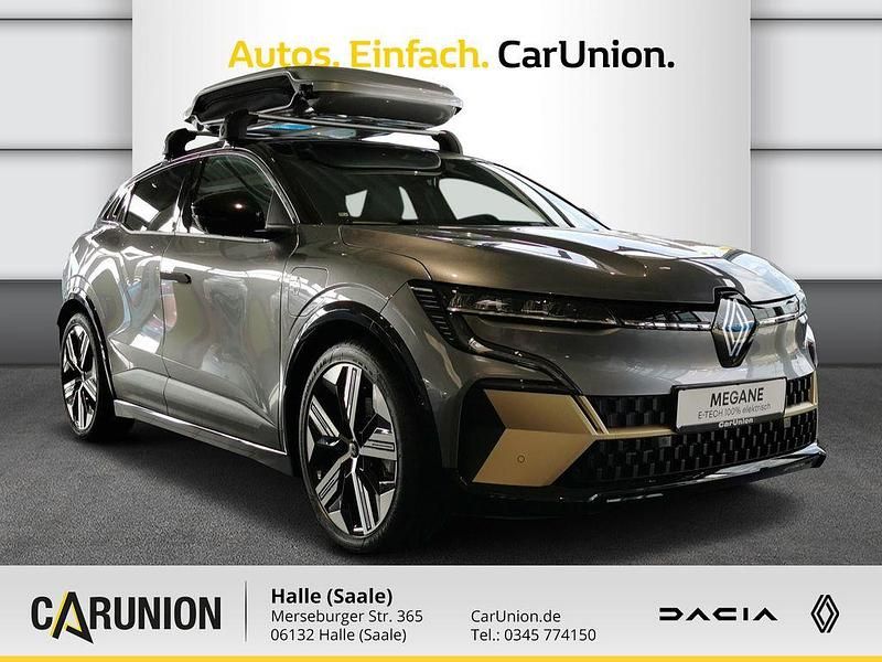 Gebraucht Renault Megane E-Tech Iconic 160 kW (218 PS) 2024 Dolomitgrau, black pearlschwarz metallic Limousine