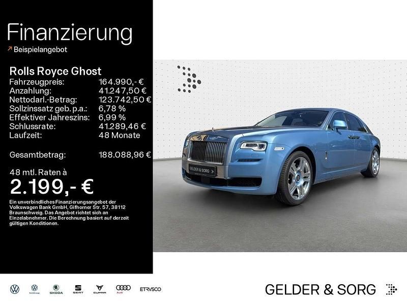 Blau Gebraucht 2015 Rolls Royce Ghost Limousine | 164.990 € - Bild 1/2