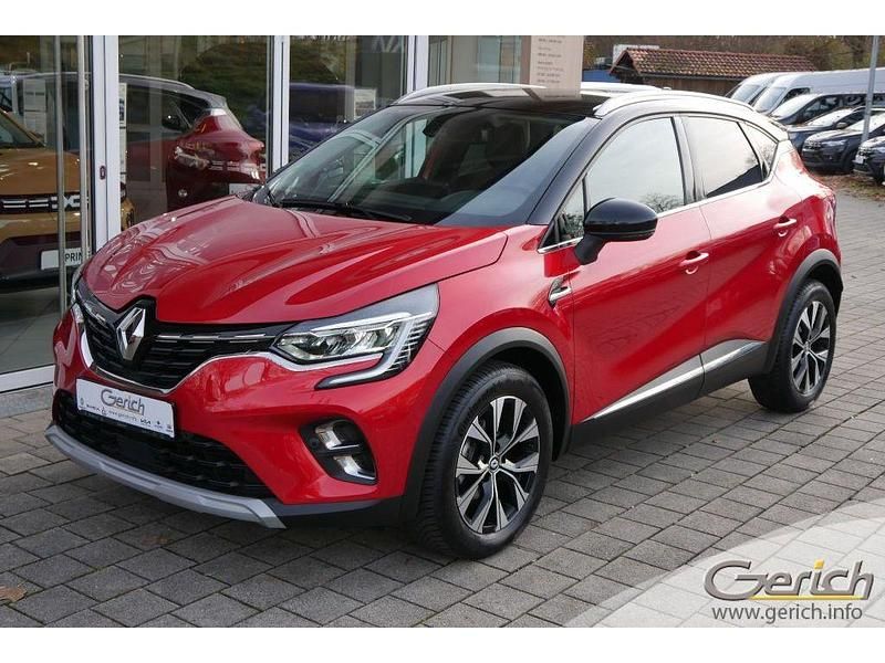 Dezirrot metallic/dach blackpearlschw (metallic) Gebraucht 2024 Renault Captur Techno SUV | 24.900 € (Teuer) - Bild 1/4
