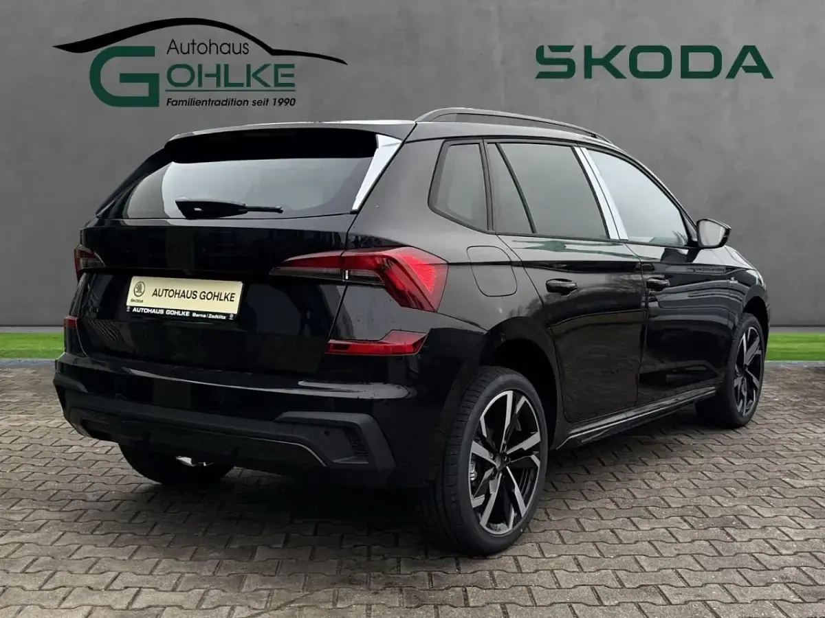 Gebraucht Skoda Kamiq Monte Carlo 116 PS (85 kW) 2025 Blackmagic perleffekt (schwarz) SUV