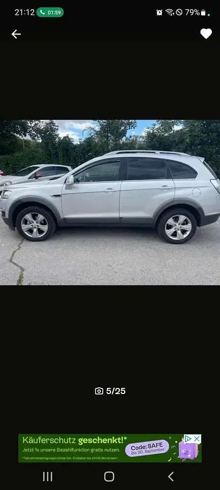 Gebraucht Chevrolet Captiva LT 184 PS (135 kW) 2012 Grau SUV